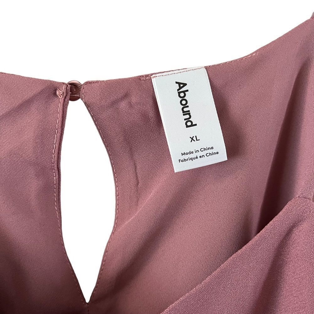 Abound camisole cropped tank top ladies size xl mauve cami - Picture 2 of 7